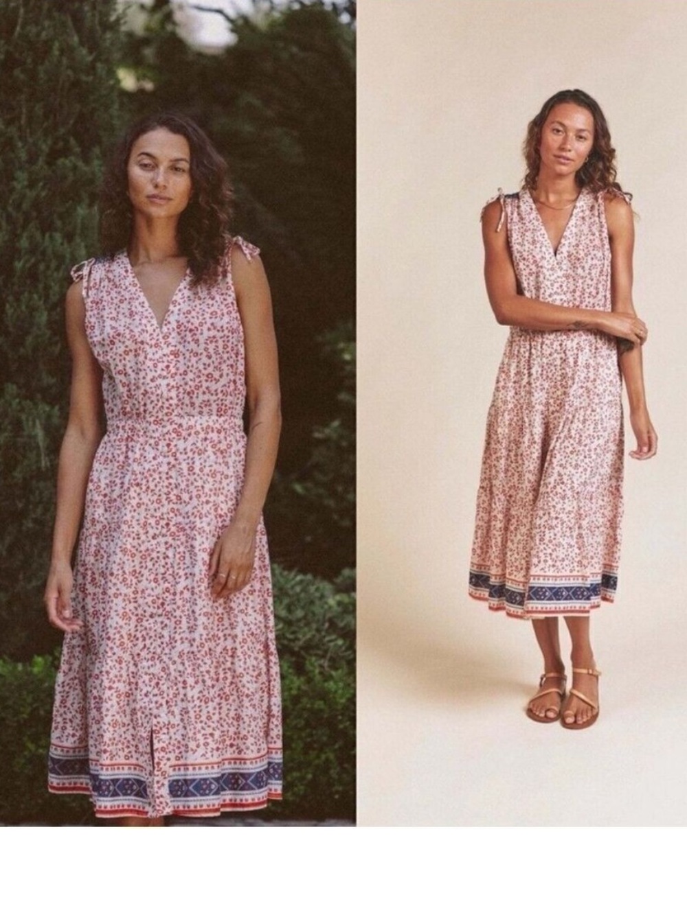 NWT Birds of Paradise Trovata Rae Midi Dress